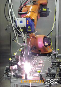 圖1、遠(yuǎn)程焊接汽車部件
