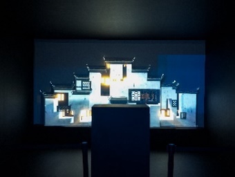 美輪美奐的《徽派建筑時(shí)光之美》藝術(shù)展。受訪方供圖